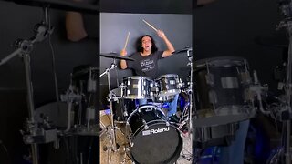 Drumming to Bon Jovi - You Give Love A Bad Name #shorts #drums