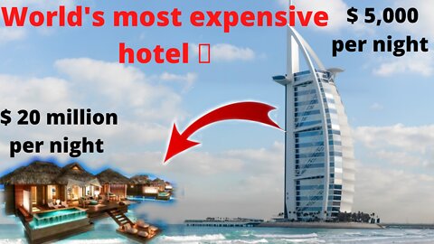 This is world's most expensive hotel 🏨 #shorts #hotel #hot
