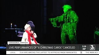 Live performances of 'A Christmas Carol' canceled