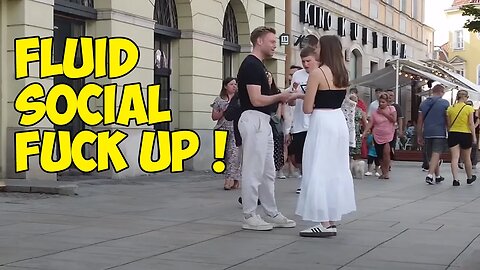 Fluid Social Meets A Nice Girl - Then FUC**S It All Up!