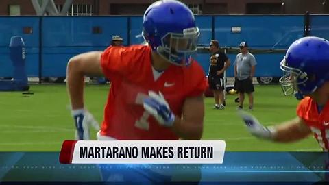 Former Bronco Joe Martarno returns to Boise