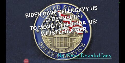 US Secret Service Whistleblower: Biden Gave Zelenskyy Citizenship to Move to USA