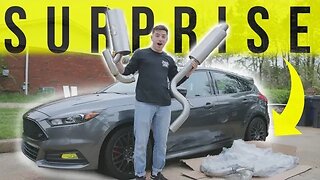 Surprising My Friend With A $900 Exhaust For His Focus ST!!
