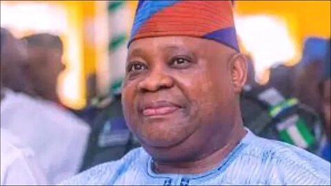 Governor of Osun State, Ademola Adeleke Shows Off Cooking Skills