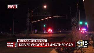 Driver shoots at another car in Buckeye