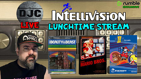 INTELLIVISION - Lunchtime Stream - Super Mario and Beauty & The Beast