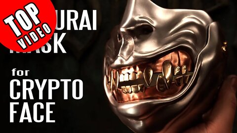 Making a Samurai Mask for Crypto Face!