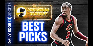 NBA UNDERDOG FANTASY PICK'EM (3 -1 RUN!) | EARLY LOOK | MONDAY | 3/25/2024 | DAILY EDGE SPORTS