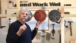 Comparing Saw Blade Quality - A woodworkweb.com woodworking video