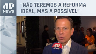 Doria analisa aprovação da reforma tributária no Senado