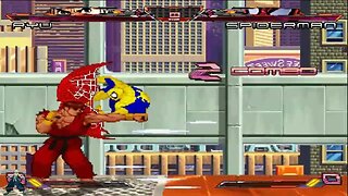 Mugen DC vs Capcom vs Marvel Play As Evil Ryu