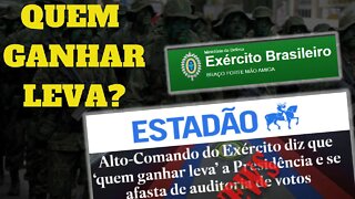 BOMBA! EXÉRCITO EMITE NOTA E O CLIMA FICA TENSO AS VÉSPERAS DAS ELEIÇÕES!