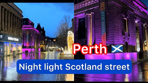 Scotland night street views|beautiful views| night walk