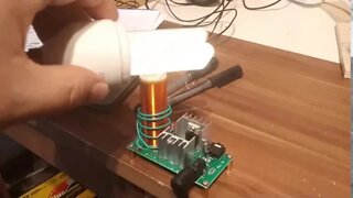 Wireless Power Transfer via Mini Tesla Coil