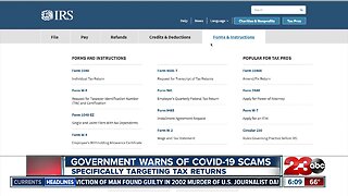 Government Warns of COVID-19 scams