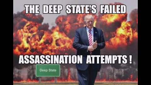 DEEP STATE FAILED ASSASSINATIONS ATTEMPS AGAINST TRUMP! DRONE+COVID+MISSILE AIR FORCE ONE! MAGA KAG!