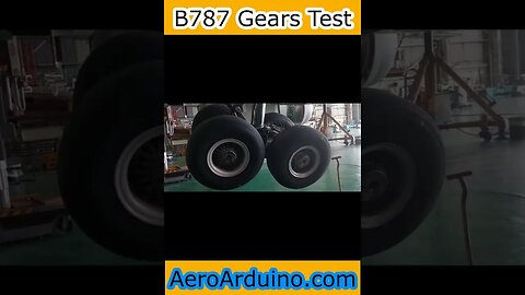 World Cleanest Gear Test Boeing #B787 #Aviation #Flying #AeroArduino