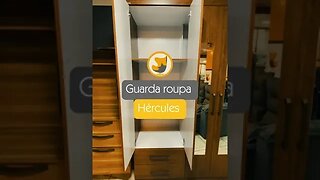 Guarda Roupa Hercules com 6 Portas 4 Gavetas e Espelho com maior resistência e durabilidade!