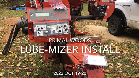 Lube-Mizer Install on 2019 Wood-Mizer LT40 Super Hydraulic