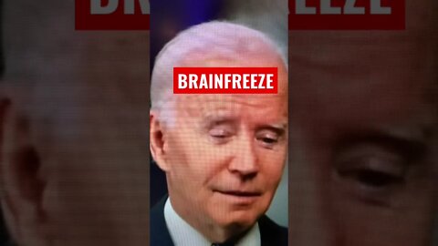 When The Joe Biden Brainfreeze Hits...#shorts