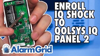 Qolsys IQ Shock S: Enroll with IQ Panel 2