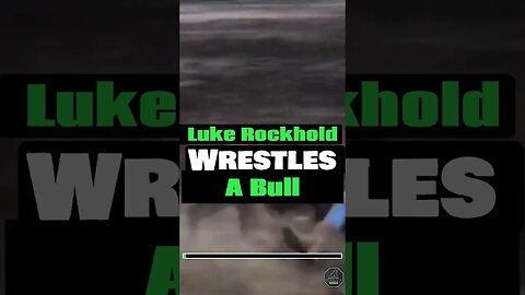 Luke Rockhold Wrestles a Bull 👀 Jan Błachowicz Watches On #lukerockhold #janblachowicz #shorts