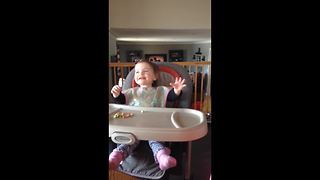 A Tot Girl Tries To Mimic Her Mom’s Sneezing