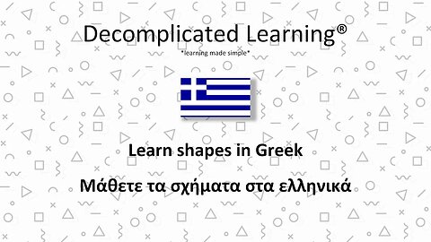 Learn Shapes in Greek