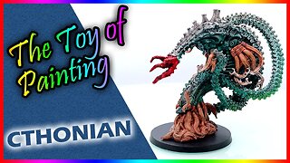 🎨️ Painting Cthulhu: Death May Die - Cthonian (the Toy of Painting Series)