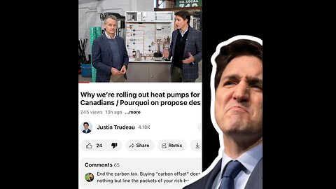 Would You Buy a Heat Pump From This Man? #shorts #trudeau #carbontax