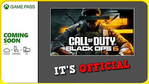 Call of Duty Confirmed for Game Pass