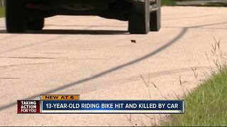 13-year-old hit by car