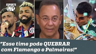 "Pode parecer LOUCURA, mas..." Flavio revela em que time APOSTA para PEITAR Flamengo e Palmeiras!