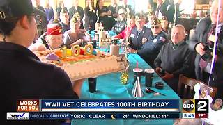 World War II veteran celebrates 100th birthday