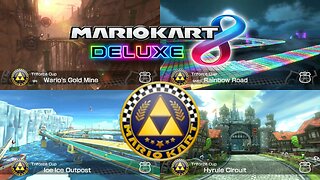Mario Kart 8 Deluxe 150cc Triforce Cup 150cc Playthrough (Nintendo Switch)