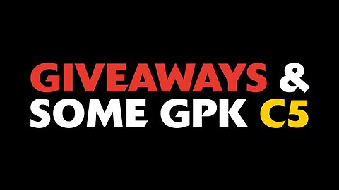 Giveaway Winners & Some GPK Chrome Series 5