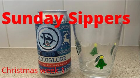 #Christmas Sunday Sippers with Keith #snowglobe white Christmas ale