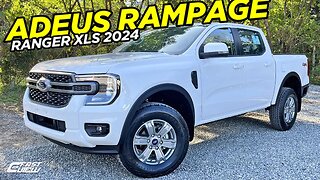 NOVA FORD RANGER XLS 2024 MAIS CARA E MELHOR QUE RAM RAMPAGE COM NOVO MOTOR DIESEL É ÓTIMA OPÇÃO!