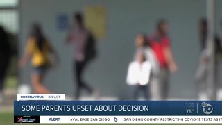 Some parents upset about decision