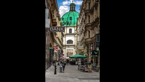 Caminhando em VIENA _ Áustria 🇦🇹- Centro da cidade e igrejas - 4K 60fps (UHD)