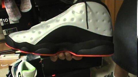 UNBOXING! FROM WWW.SOLE-PLANE.COM REVIEW"AIR JORDAN 13 RETRO 3M" SILVER/REFLECTIVE-23 INFRARED