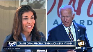Claims of inappropriate behavior against Biden