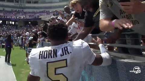 Shedeur Sanders has record day as Colorado stuns No. 17 TCU in Fort Worth