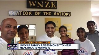 Livonia family raises money to help healthcare workers
