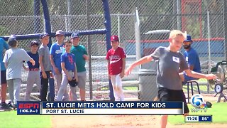 St. Lucie Mets kids camp 6/25