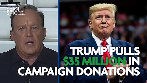 Trump TOPS the charts, raises $35 MILLION in donations