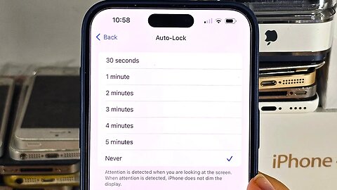How To Change Auto Lock on iPhone 15 Pro Max