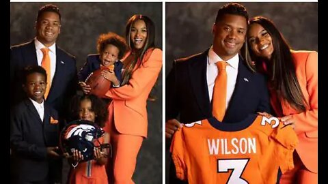 Ciara and Her Kid's Celebrates Russell Wilson's Broncos Trade In Matching Outfit's!😍