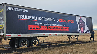 Stop the Censorship! Rebel News sets up billboard near Edmonton