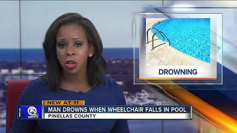 Florida man drowns when wheelchair falls into backyard swimming pool